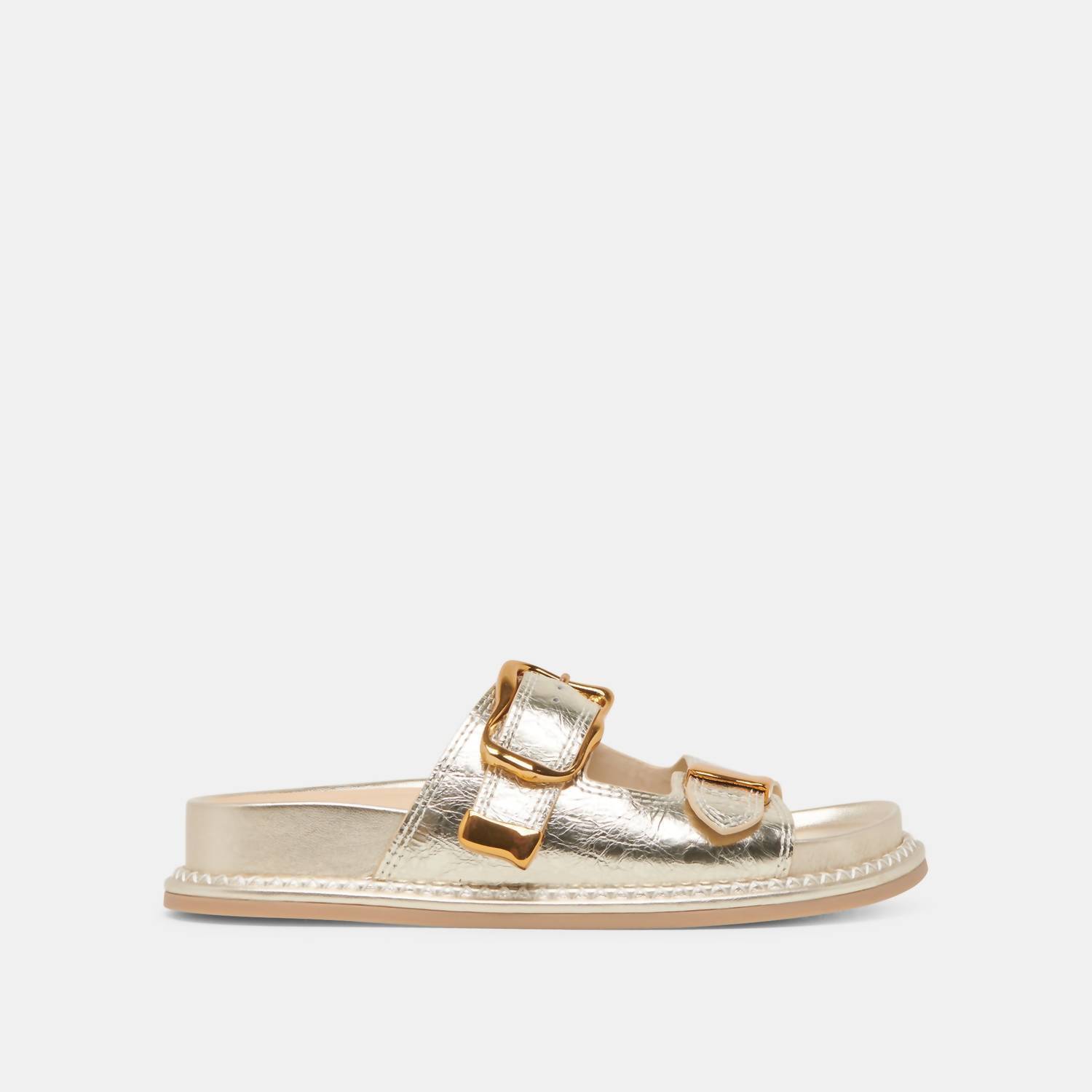 New Dolce Vita Women's Sevana Sandals In Light Gold Distressed